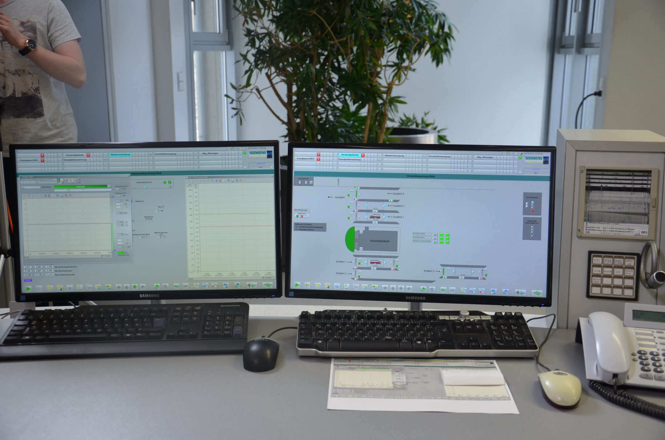 two monitors showing the CEMAT process control system.jpeg two monitors showing the CEMAT process control system.jpeg